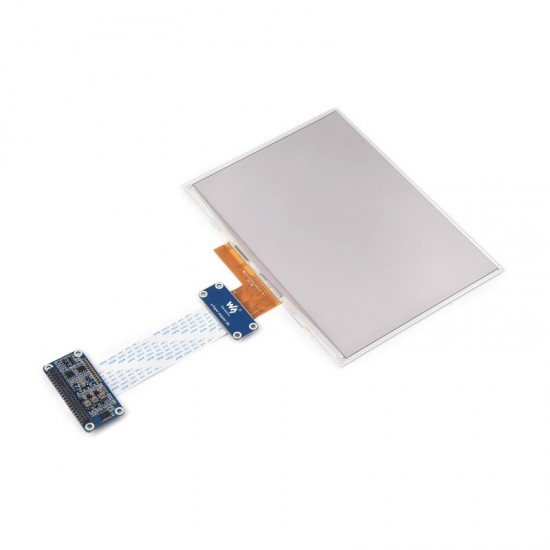 Waveshare 9.7inch E Ink Spectra 6 (E6) Full Color Display HAT, 1120×784 Pixels, SPI Communication Interface, HAT+ Standard Driver HAT, E-ink Display