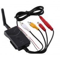 903S AV Pro WiFi HD Video Transmitter for Car - AV Interface - Black Color
