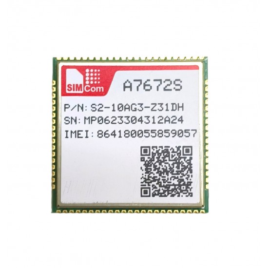 A7672S-FASE 4G LTE / 2G / GSM / GPRS / GNSS / GPS Module - SIMCom