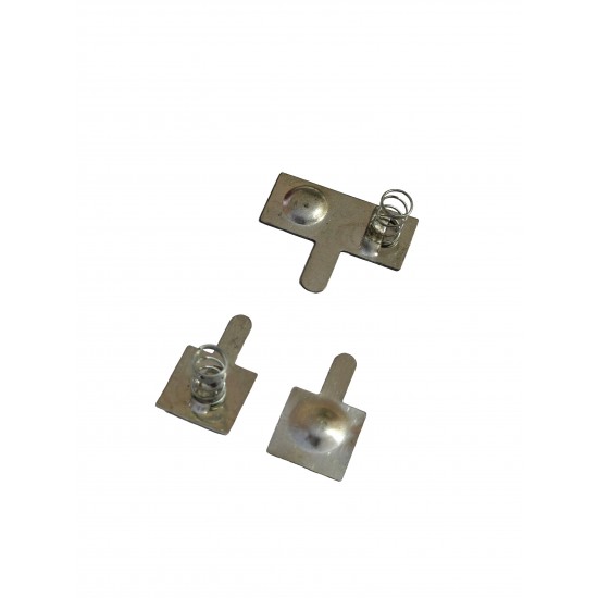 AA Battery Positive Negative Contact Spring PCB Mount