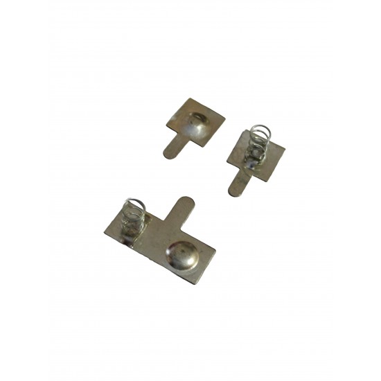 AA Battery Positive Negative Contact Spring PCB Mount