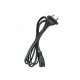 AC Mains Power Cord 250V 2.5A ICE320 C8 Female Socket - 1.5 Meter