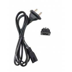 AC Mains Power Cord 250V 2.5A ICE320 C8 Female Socket Cable With ICE320 C8 Male Connector AC Mains Power Cord 250V 2.5A ICE320 C8 Female Socket Cable With ICE320 C8 Male Connector