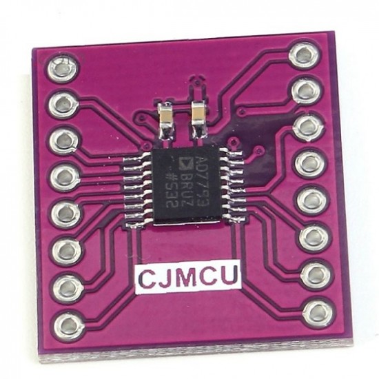 CJMCU-7793 AD7793BRU 3-Channel 24-Bit ADC Low Noise Amplifier Module