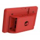 Enclosure for Raspberry Pi Official 7inch LCD Compatible with Raspberry Pi 4 Model B, ABS - Red Color - ASM-1900147-61