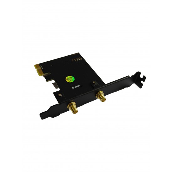 Intel Wireless AX210 NIC, Gigabit Tri-Band Wi-Fi 6E & Bluetooth 5.3 - With Fixing Plate and Antenna 