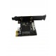 Intel Wireless AX210 NIC, Gigabit Tri-Band Wi-Fi 6E & Bluetooth 5.3 - With Fixing Plate and Antenna 