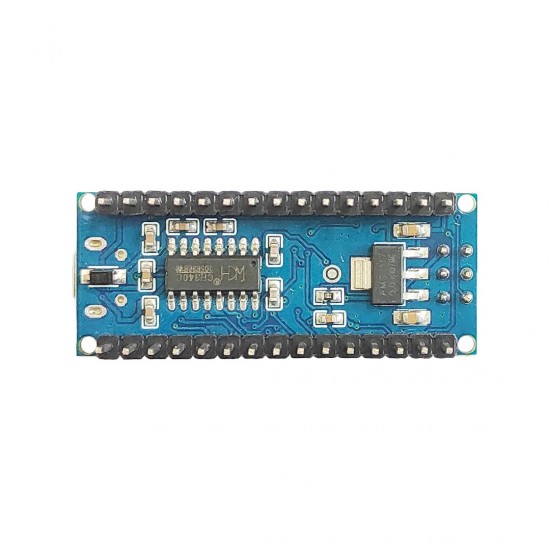 Nano Board with Header - Micro USB Port - Based On ATmega328p-AU Chip 