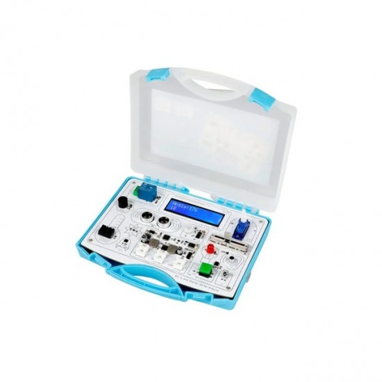 Elecrow All-in-one Starter Kit for Arduino Common Board Design Kit with 15 Sensors and 21 Lessons Elecrow All-in-one Starter Kit for Arduino Common Board Design Kit with 15 Sensors and 21 Lessons