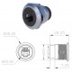 CAT6 Shielded RJ45 Female Panel Mount Ethernet Connector Metal LAN Socket CAT6 Shielded RJ45 Female Panel Mount Ethernet Connector Metal LAN Socket