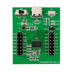 WCH CH32V003F4P6-EVT-R0-1v1 32-bit RISC-V MCU Microcontroller Development Board with USB Type-C