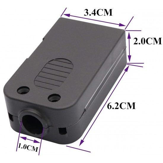 DB15 15-Pin Male Breakout Adapter with Screw Terminal | VGA  Connector DIY Kit With Enclosure