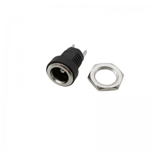 DC-022B- 5.5mm x 2.1mm Panel Mount Type DC Female Jack Connector