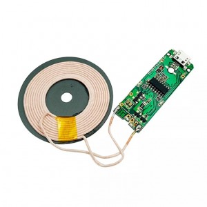 DC 5V 5W USB Fast Wireless Charger Transmitter Module - Micro USB Interface DC 5V 5W USB Fast Wireless Charger Transmitter Module - Micro USB Interface