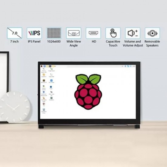 Elecrow RC070S 7inch 1024x600 IPS Capacitive Touch Monitor (MPN:DIS78950R)