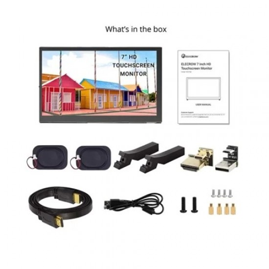 Elecrow RC070S 7inch 1024x600 IPS Capacitive Touch Monitor (MPN:DIS78950R)