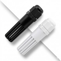 DL-WK1 A/B ABS Plastic Housing Case for Temperature Sensor Probe - 12mm Thread - Optional Color Black / White