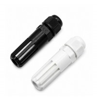 DL-WK10/11 ABS Plastic Housing Case for Temperature Sensor Probe - 12mm Thread - Optional Color Black / White