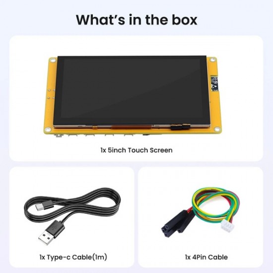 Elecrow 5inch ESP32-S3 IPS Display| 800×480 Capacitive Touchscreen | Supports WiFi/Bluetooth | With Speaker Interface