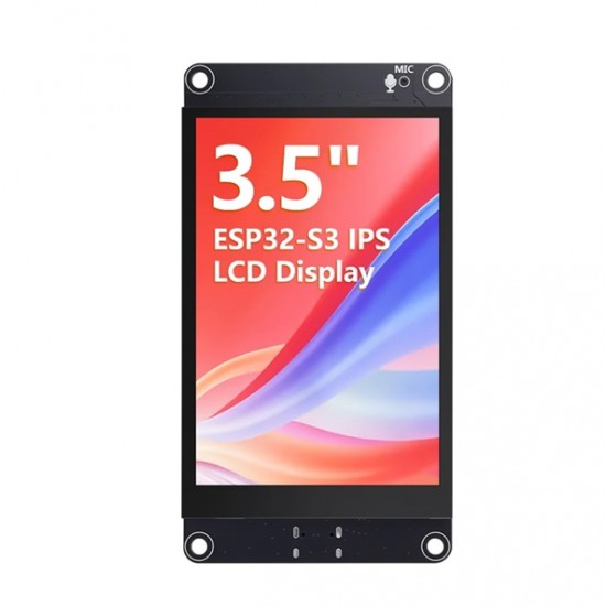 Elecrow 3.5Inch ESP32-S3 Display with 320x480 Capacitive IPS Touch Panel | With Speaker/Mic/BAT Interface | Supports AI Voice Chat