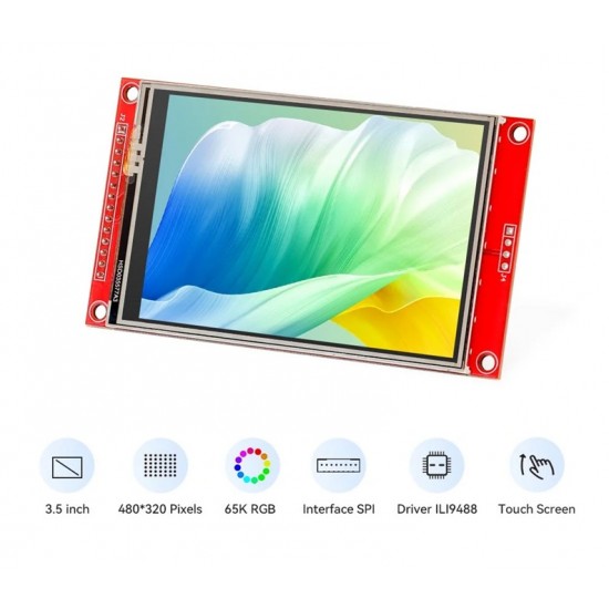 Elecrow 3.5Inch 480*320 SPI TFT LCD Module with ILI9488 Driver|With Touch Function