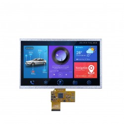DWIN 10.1 Inch IPS TFT, No Touch, IPS TFT 1024x600 250nit COF Series LCD Display, DMG10600F101_01WN