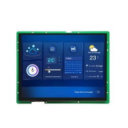 DWIN 10.4 Inch HMI LCD, Capacitive Touch, IPS TFT 1024x768 270nit UART LCM LCD Display, DMG10768C104_03WTC (Commercial Grade)
