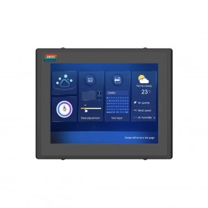 Dwin 9.7 Inch TFT LCD, Resistive Touch, TN TFT 1024x768 200nit LCD Display With Enclosure DMG10768T097_15WTR