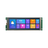 DWIN 6.8inch HMI Smart LCD, No Touch, IPS TFT 1280x480 450nit UART LCM LCD Display, DMG12480C068_03WN