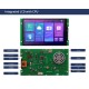 DWIN 8 Inch HMI LCD, Resistive Touch, IPS TFT 1280x800 200nit UART LCD Display, DMG12800C080_03WTR