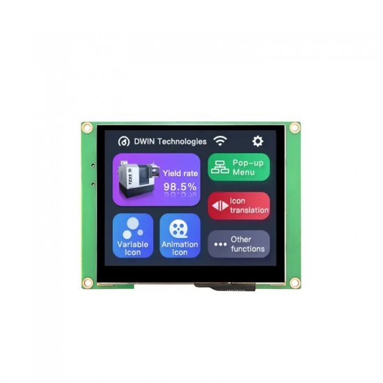 DWIN 3.5inch HMI SMART LCD, Capacitive Touch, IPS TFT 320x240 300nit LCD Display, DMG32240C035_03WTC