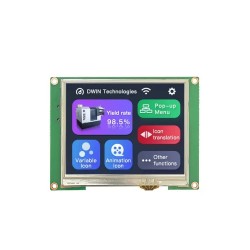 DWIN 3.5inch HMI SMART LCD, Resistive Touch, IPS TFT 320x240 280nit LCD Display, DMG32240C035_03WTR DWIN 3.5inch HMI SMART LCD, Resistive Touch, IPS TFT 320x240 280nit LCD Display, DMG32240C035_03WTR