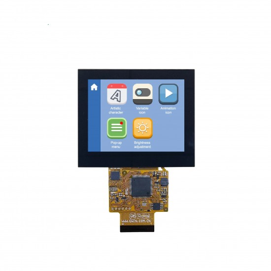 DWIN 3.5 Inch Capacitive Touch, IPS TFT 320x240 200nit COF UART LCD Display, DMG32240F035_01WTC