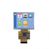 DWIN 3.5 Inch Resistive Touch, IPS TFT 320x240 150nit COF UART LCD Display, DMG32240F035_01WTR