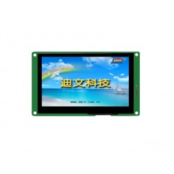 DWIN 4.3 Inch HMI TFT LCD, Capacitive Touch, TN TFT 480x272 250nit UART LCM LCD Display, DMG48270C043_03WTC (Commercial grade) DWIN 4.3 Inch HMI TFT LCD, Capacitive Touch, TN TFT 480x272 250nit UART LCM LCD Display, DMG48270C043_03WTC (Commercial grade)
