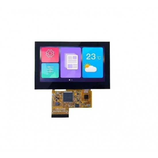 DWIN 4.3 Inch TFT LCD, Capacitive Touch, IPS TFT 480x272 250nit COF Structure LCD Display, DMG48270F043_02WTC