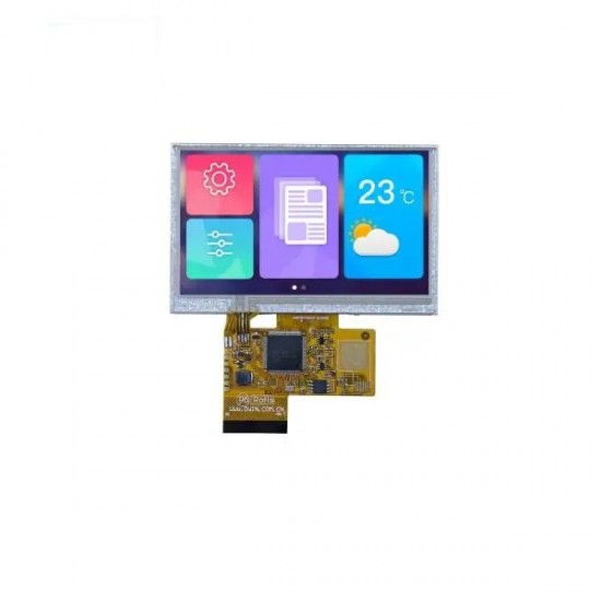 DWIN 4.3 Inch TFT LCD, Resistive Touch, IPS TFT 480x272 250nit COF Structure LCD Display, DMG48270F043_02WTR