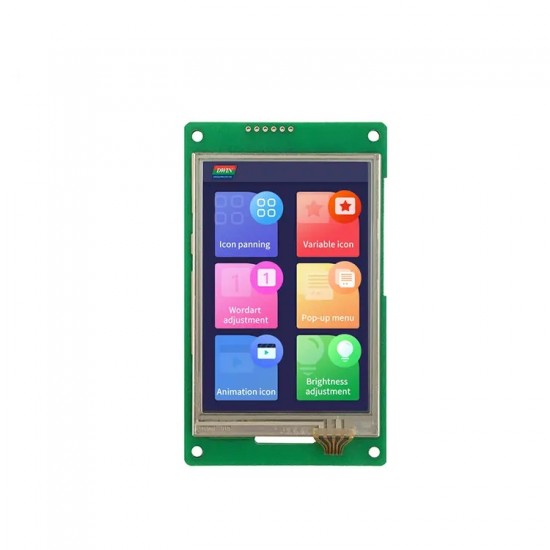 DWIN 3.5inch HMI Smart LCD, No Touch, IPS TFT 320x480 250nit UART LCM LCD Display, DMG48320C035_03WN