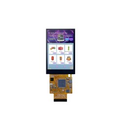 DWIN 3.5 Inch Smart LCD, Capacitive Touch, IPS TFT 320x480 300nit COF UART LCD Display, DMG48320F035_01WTC