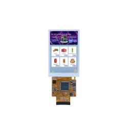 DWIN 3.5 Inch Smart LCD, Resistive Touch, IPS TFT 320x480 300nit COF UART LCD Display, DMG48320F035_01WTR