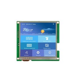 DWIN 4 Inch HMI LCD, No Touch, IPS TFT 480x480 300nit UART LCM LCD Display, DMG48480C040_03WN DWIN 4 Inch HMI LCD, No Touch, IPS TFT 480x480 300nit UART LCM LCD Display, DMG48480C040_03WN