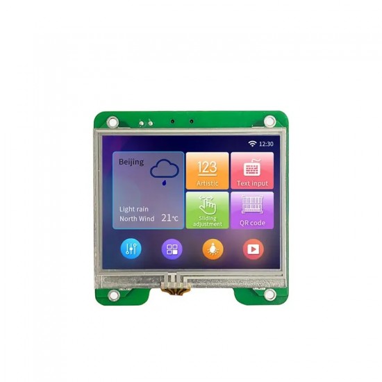 DWIN 3.5inch HMI TFT LCD, Resistive Touch, IPS TFT 640x480 250nit LCD Display, DMG64480T035_01WTR
