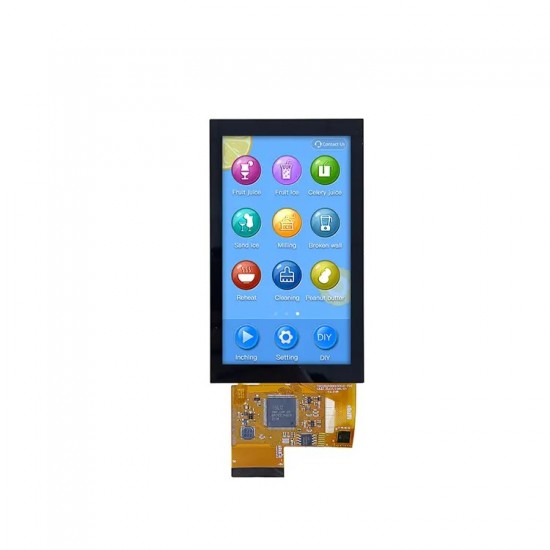 DWIN 5inch SMART IPS TFT, Touch Panel, IPS TFT 480x854 350nit COF Structure Touch Display, COF Series, DMG85480F050_01WTC