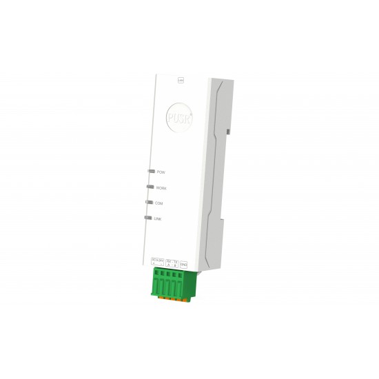 USR-DR134 RS485 to Ethernet Converter Serial Device Server - Support Modbus RTU & TCP Protocol - Din Rail Mount