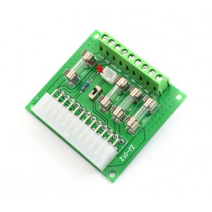 24/20 Pin ATX Computer PC Power Supply Breakout Board Adapter Extension Module