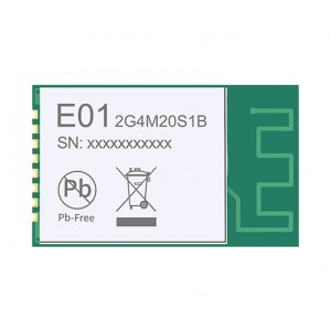 Ebyte E01-2G4M20S1B NRF24L01 PA+LNA 2.4GHz 20dBm Wireless Transceiver Module SMD Ebyte E01-2G4M20S1B NRF24L01 PA+LNA 2.4GHz 20dBm Wireless Transceiver Module SMD