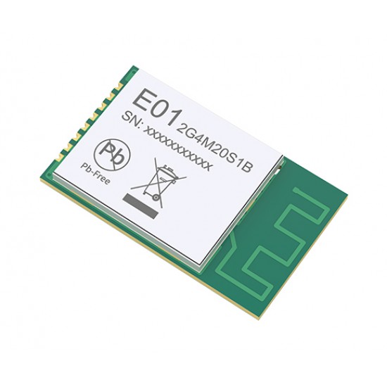 Ebyte E01-2G4M20S1B NRF24L01 PA+LNA 2.4GHz 20dBm Wireless Transceiver Module SMD