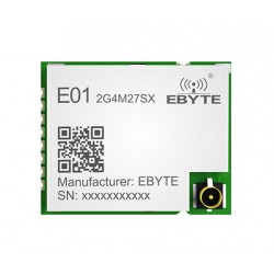 Ebyte E01-2G4M27SX NRF24L01P PA LNA 2.4GHz 27dBm SPI Wireless Transceiver Module SMD Ebyte E01-2G4M27SX NRF24L01P PA LNA 2.4GHz 27dBm SPI Wireless Transceiver Module SMD