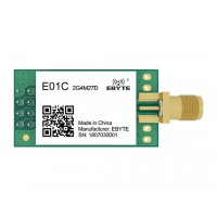 Ebyte E01C-2G4M27D Si24R1 27dBm 2.4GHz SPI Wireless Serial Port Module - SMA-K Antenna Interface