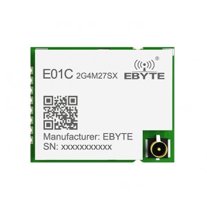 Ebyte E01C-2G4M27SX SI24R1 27dBm 2.4GHz Wireless RF Module - SPI Interface Ebyte E01C-2G4M27SX SI24R1 27dBm 2.4GHz Wireless RF Module - SPI Interface